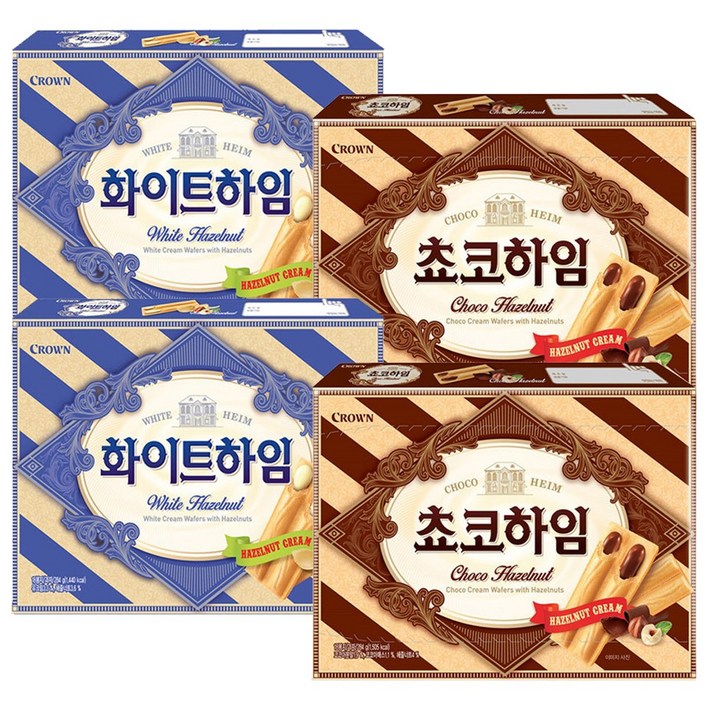 블루존 사무실 간식 초코하임284g x 2개 화이트하임 284g x 2개