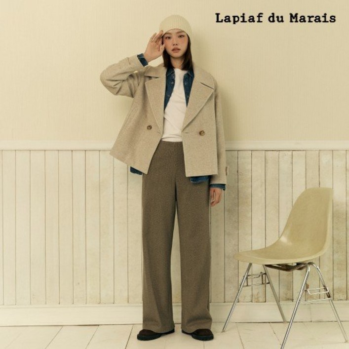 라삐아프 25FW 윈터 기모 헤링본 팬츠 3종런칭 가격 89,900원