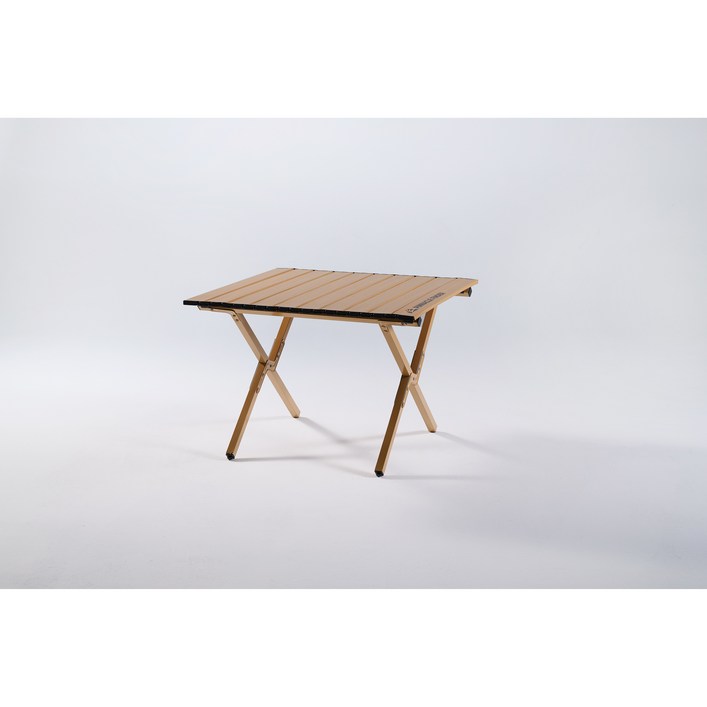 피너클파인더 60cm, 90cm 소형 중형 캠핑용 경량 스텐 크로스 테이블, 블랙