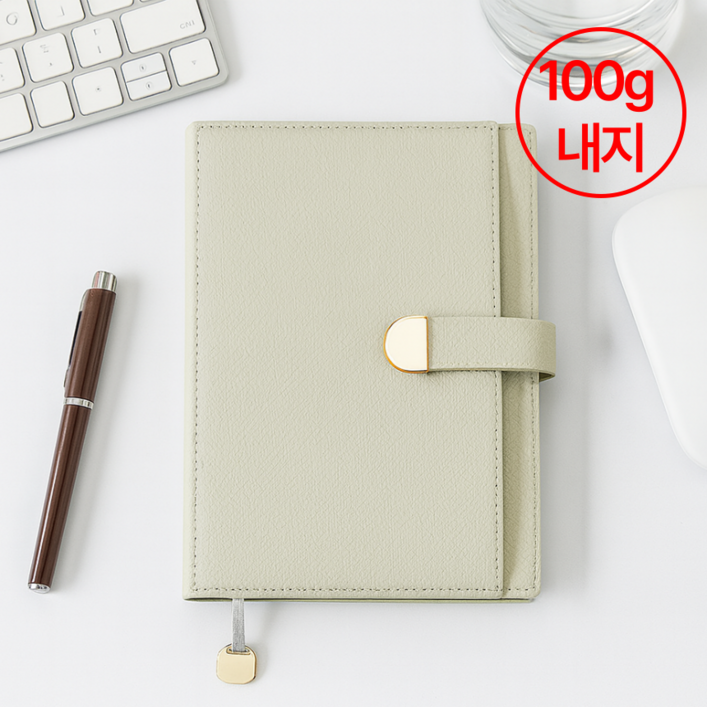 프라임그래피 고급 A5 업무용 필사 다이어리, 아이보리