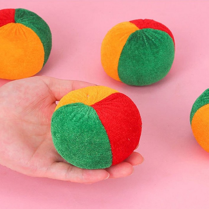 원형 천 오제미 오자미 콩주머니 던지기 오재미 놀이 단체 실내 체육 교구 박터트리기 체육대회 운동회, 상세페이지 참조