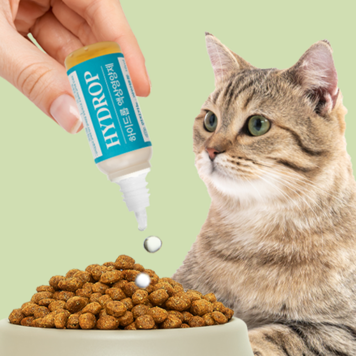 하이드롭 뉴로 고양이 스트레스완화 강아지 분리불안 엘테아닌 영양제 18ml, 1개, 1개, 스트레스완화/안정/집중력관리, 30회분