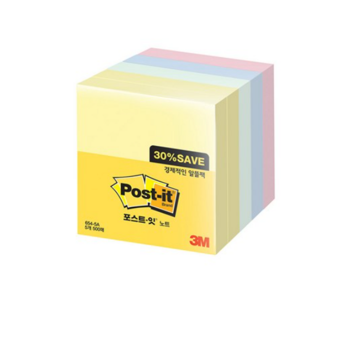 포스트잇 노트 알뜰팩 6565A