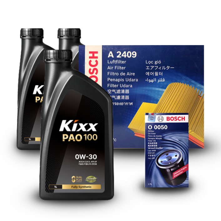 아슬란 (AG) 3.3 가솔린 엔진오일세트 킥스 파오100 0W30 (PAO100) (구) 파오1