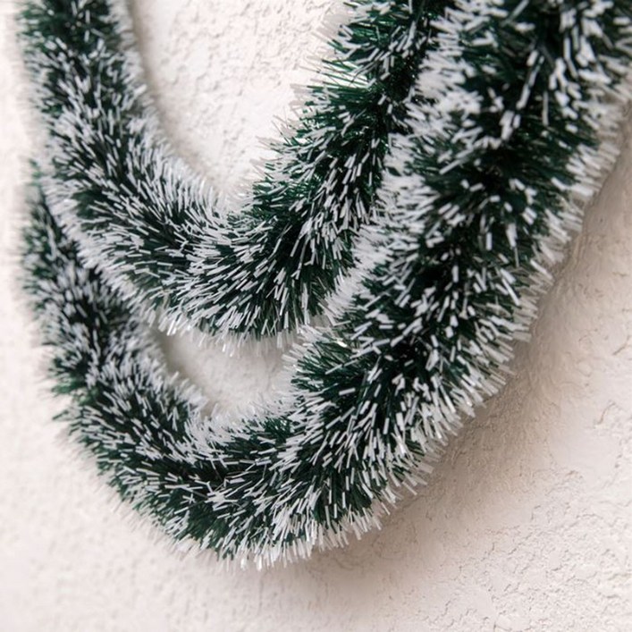 osshop 크리스마스 트리 장식 소품 가랜드 만들기 눈꽃 모루 넝쿨