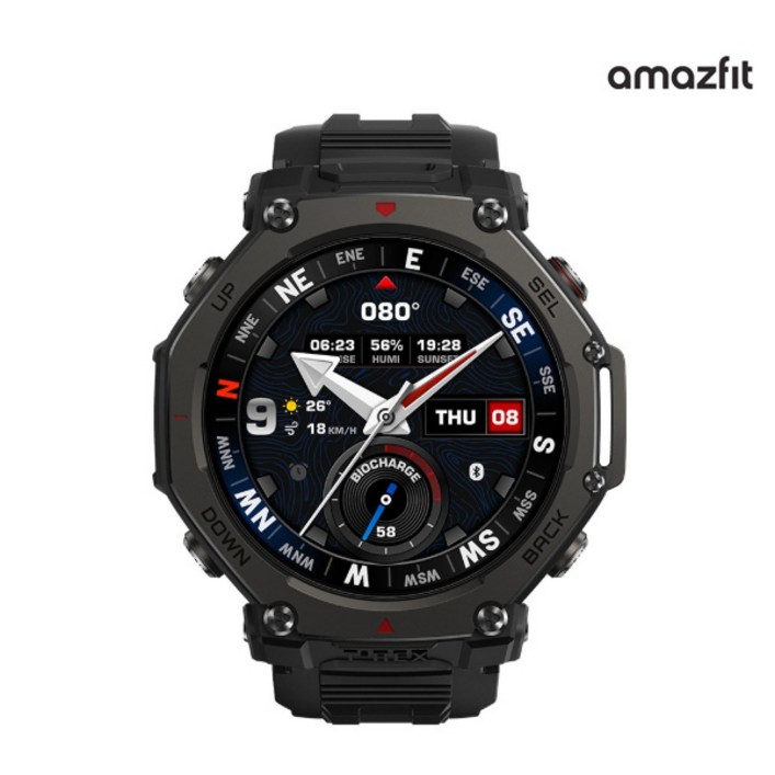 어메이즈핏 티렉스3 프로 48mm 스마트워치TRex3 Pro 블랙 액정필름추가충전기  ISK