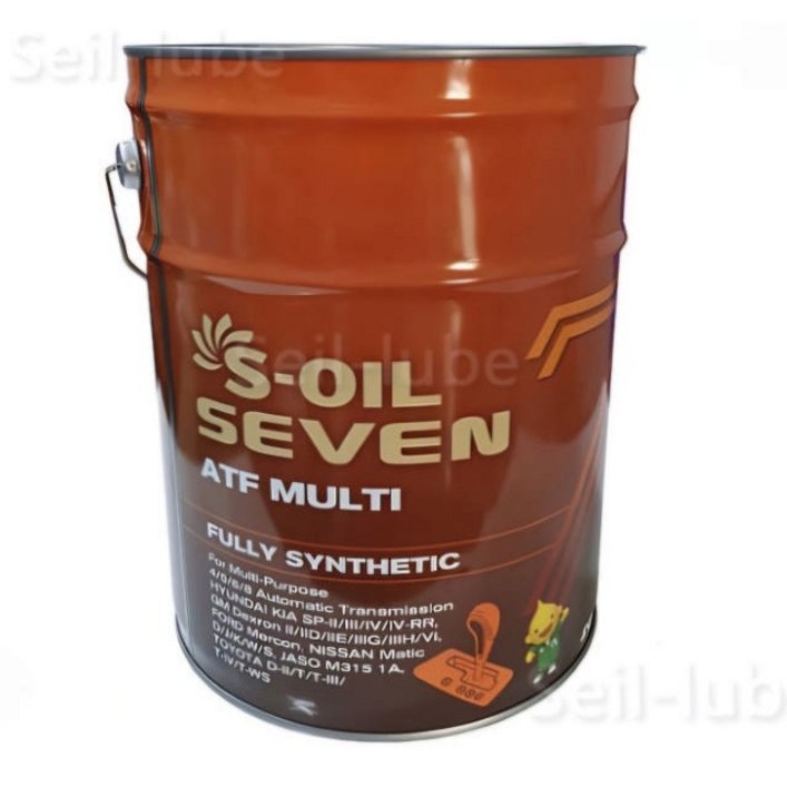 SOIL 세븐 ATF 멀티 20L 6단 8단 100합성 오토미션오일 앨리슨 TES 295 389, 모비스 SP4 RR, GM 덱스론6, 닛산 매틱 S D J 봉고3 포터2