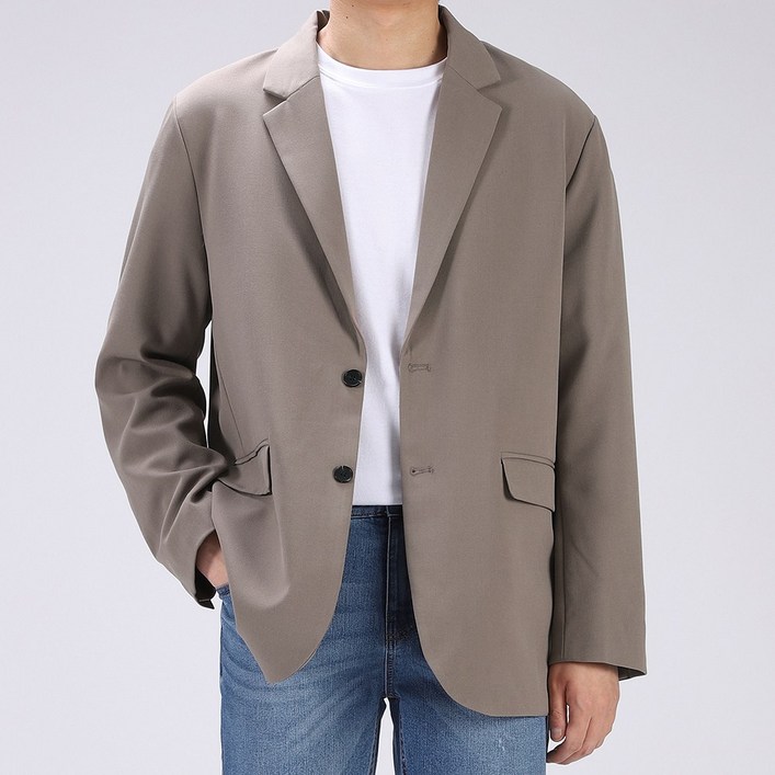 후앙스 투버튼 링클프리 블레이저 자켓 GZCP-5153