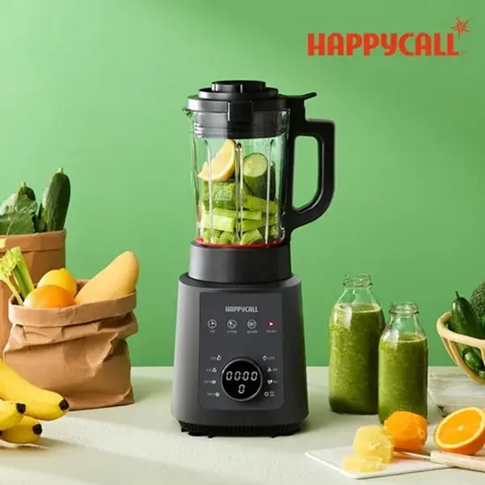해피콜 올인원 사계절 초고속 블렌더 블렌더두유 죽제조기 HDBLHAA1GR