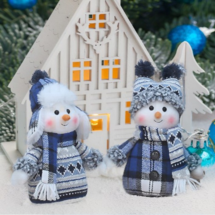 해다인  미니 눈사람인형  트리장식인형