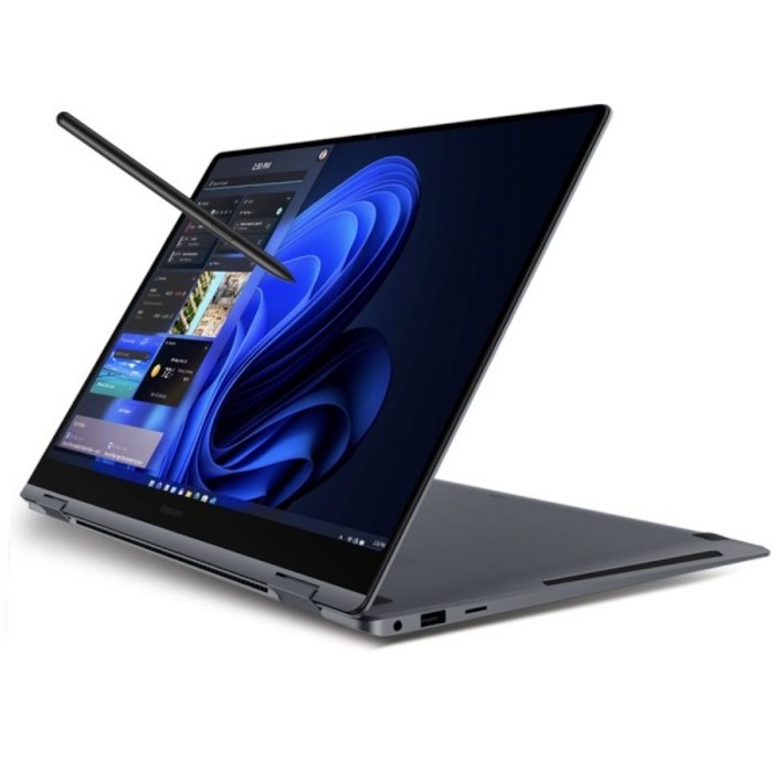 삼성전자 갤럭시북4 프로 360 16인치 인텔 14세대 울트라7 사무용 업무용 멀티미디어 2in1 태블릿PC S펜 대학생 추천 윈도우11 노트북