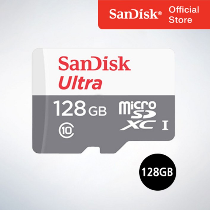 샌디스크 마이크로 SD카드 SDXC ULTRA 울트라 QUNR 128GB, 128기가