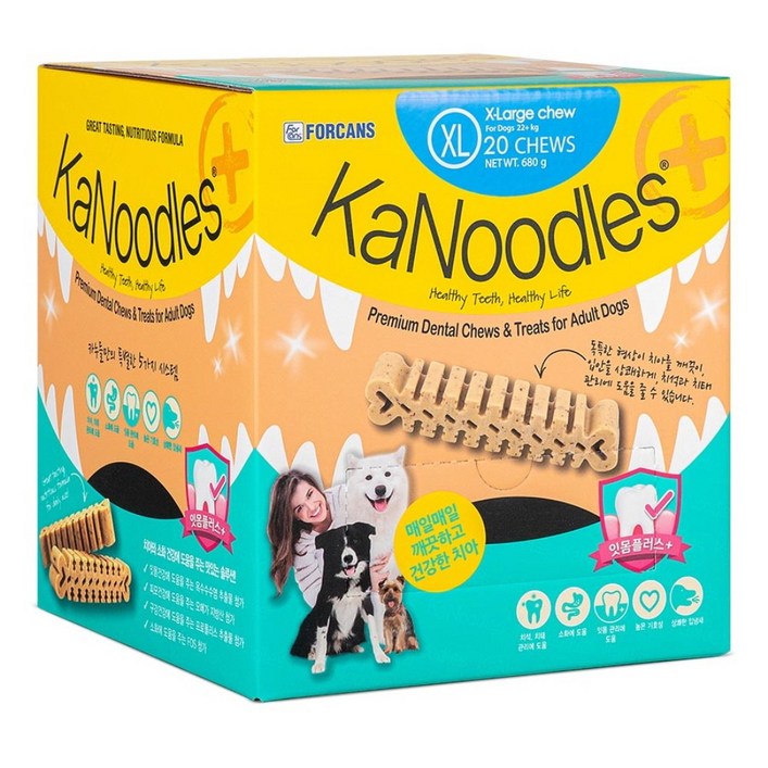 포켄스 카누들 잇몸플러스 필로팩 XL 20P, 1개, 680ml, 단품 포켄스 카누들 잇몸플러스 필로팩 XL 20P, 1개, 680ml, 단품