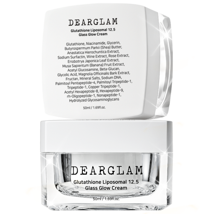 디어글램 글루타치온 리포좀 12.5 유리알 광채 볼륨 크림, 2개, 50ml