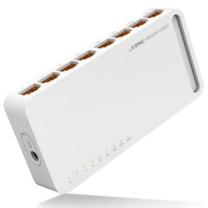 EFM네트웍스 ipTIME H8008G-IGMP 스위칭허브 8포트 기가비트 IGMP 스누핑 기가라이트 지원 / 재고보유 / 주말영업 / 강변역 방문수령,퀵가능, 1개