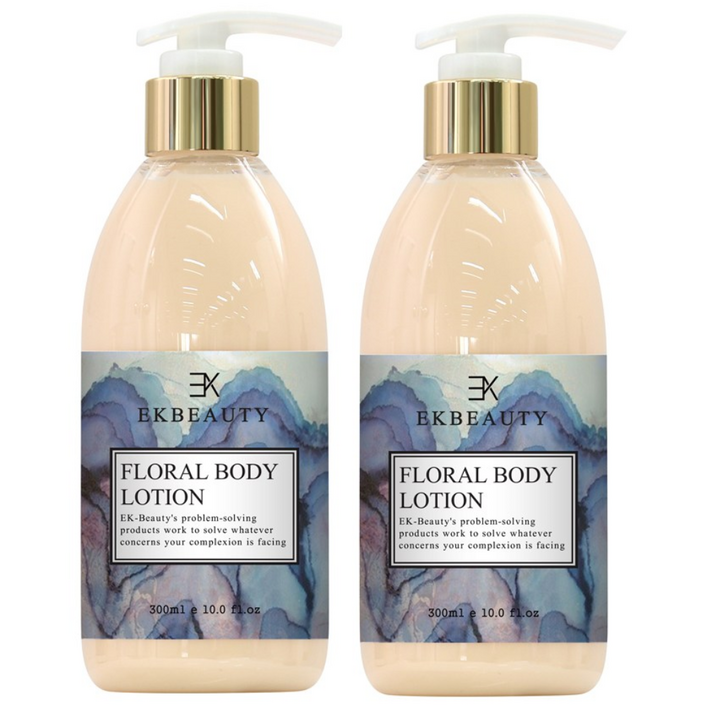 이케이뷰티 천연 보습 바디로션 노인냄새 체취제거 가려움진정 피부결정돈 약산성 천연제품 부모님선물추천, 300ml, 2개