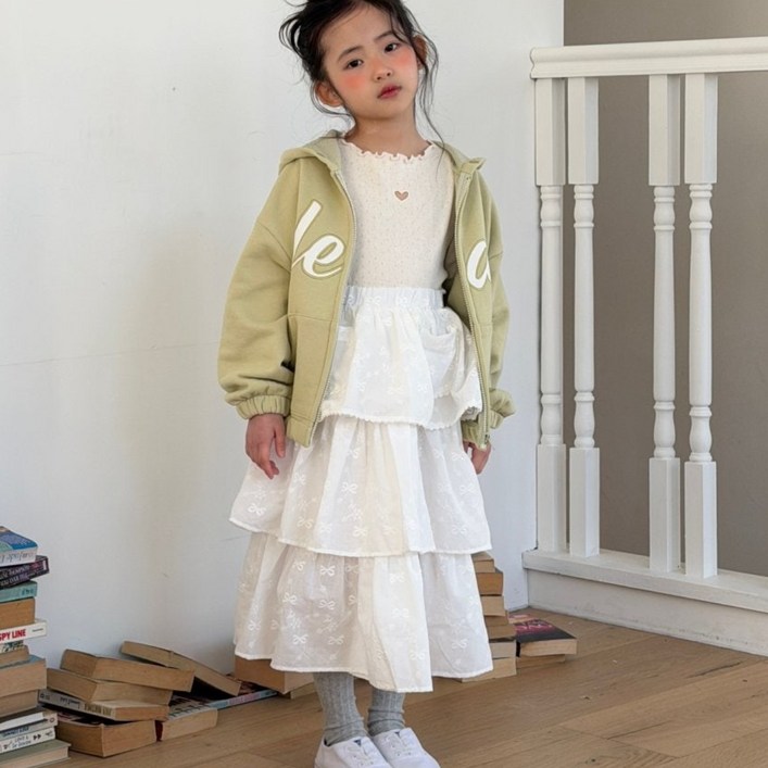 니니벨로 컵케익롱스커트 26봄 남대문 유아동복 치마 캉캉 여아 데일리 코디