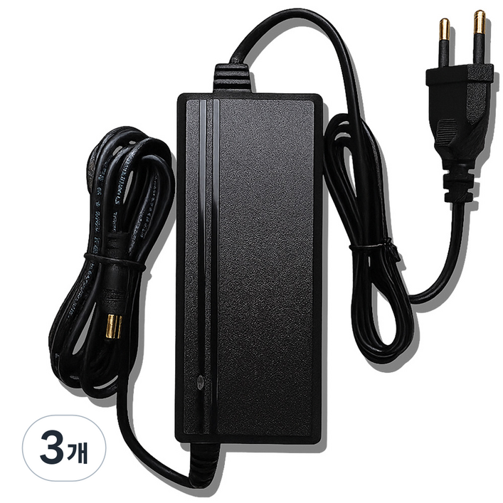 [국산 CCTV전용] SMPS 정격 아답터 DC 12V 5A 직류전원장치, 3개