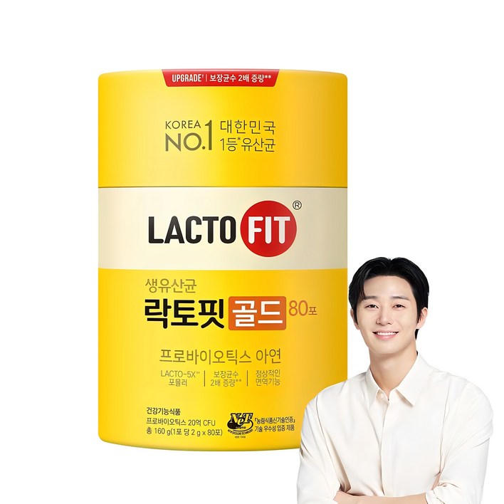 락토핏 골드 80포, 160g, 1개