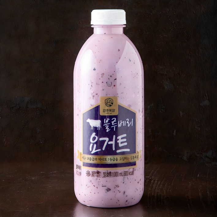 강훈목장 수제요거트 블루베리, 1L, 1개입, 1개