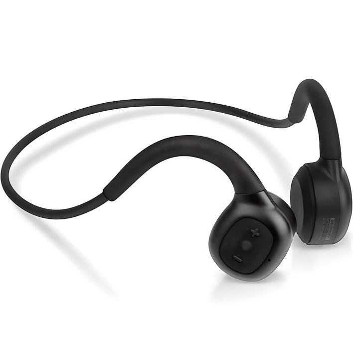 브리츠 골전도 블루투스 이어폰, BEBONE7, 블랙, 8시간, 방수가능