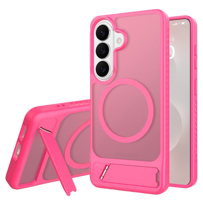 모나프리 맥세이프 호환 컬러풀 스탠드 휴대폰 케이스