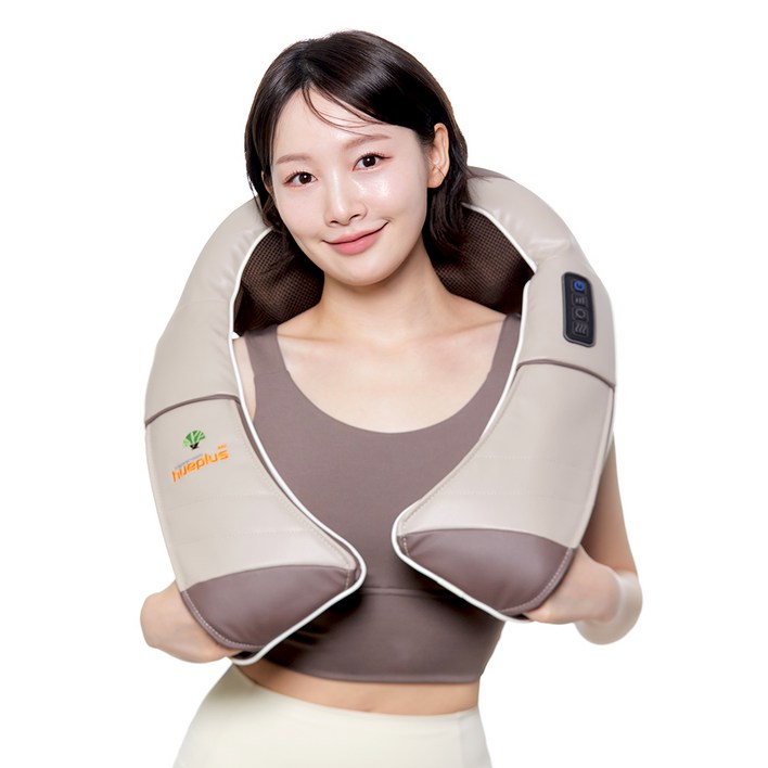 휴플러스 3D텐션 무선 어깨안마기 HPM5000, HPM5000, 혼합색상