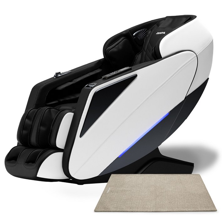 제스파 티에로즈 AI 음성인식 조그다이얼 자동 안마의자 + 전용 러그 세트 방문설치