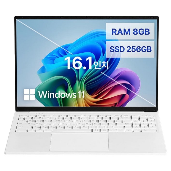 베이직스 2024 베이직북 16 Nseries N95, White, 256GB, 8GB, WIN11 Pro, BB1624FW