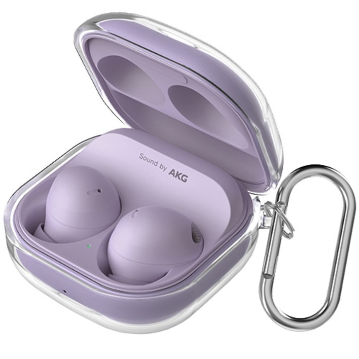 신지모루 변색방지 TPU 투명케이스 + 카라비너
