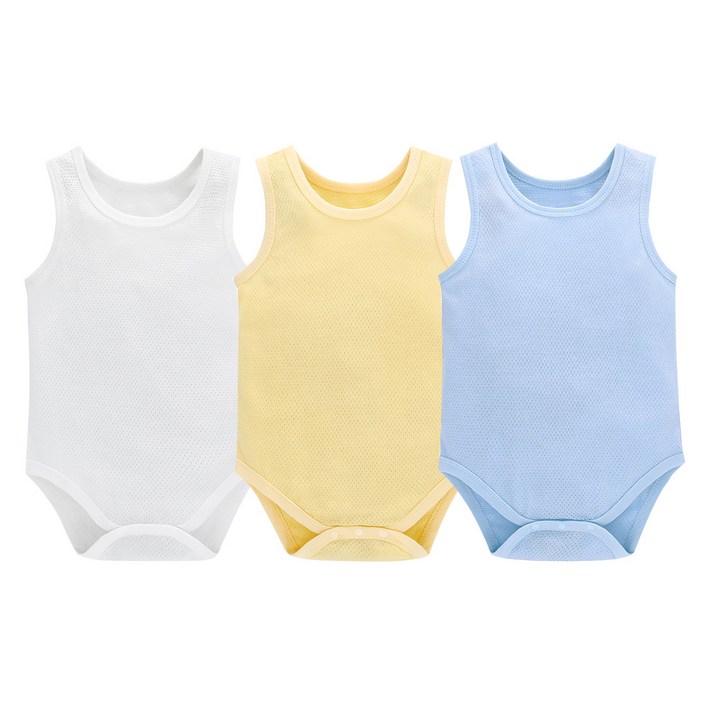 스타도어 메쉬순면 통기성 민소매 수트 3종세트