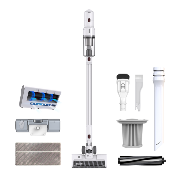 디베아 차이슨 무선청소기 AIRSLIM + 침구브러쉬 + NEW 물걸레 키트 + 멀티카펫브러쉬 솔 + 필터 2p 세트