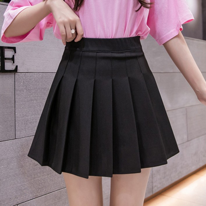 A라인 밴딩 스판 골프 테니스 미니 스커트