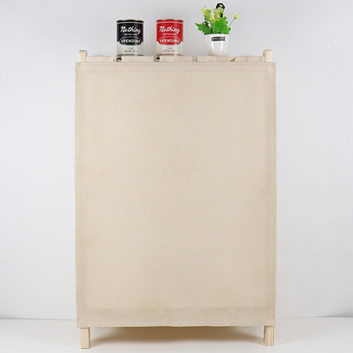 벨크로 붙이는 선반 책장 가리개 커튼