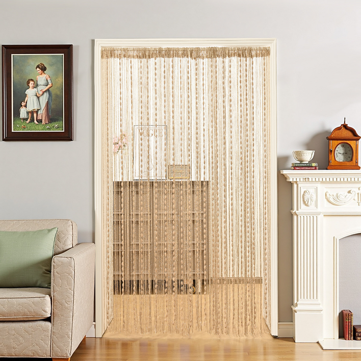 엑스터 포인트 실커튼 공간분리 봉집형 가림막 커튼