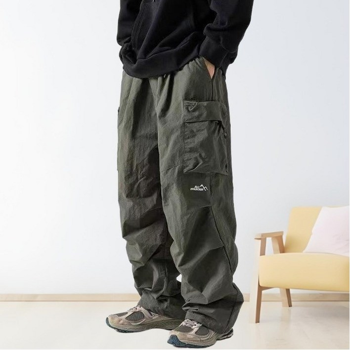 사계절 남여공용 멀티포켓 조거 팬츠 산악용 작업복 캐주얼 팬츠