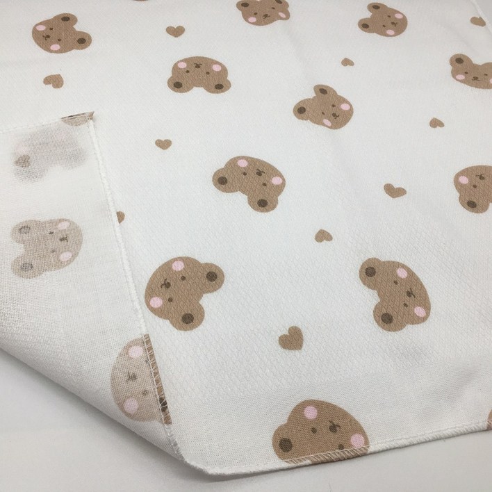 국산 순면 무형광 엠보면 나염 손수건 총30장