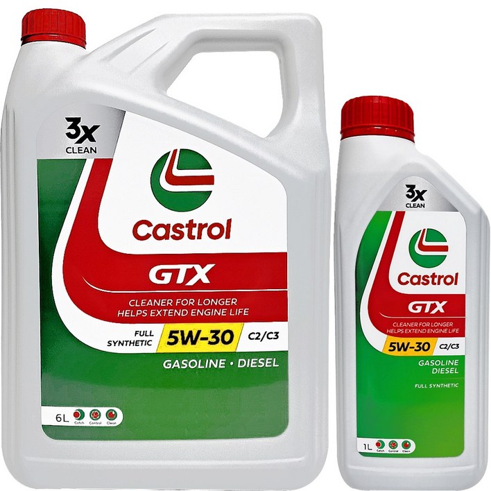 캐스트롤 GTX SP C3 5W30 6L 1개 1L 1개 디젤 엔진오일 캐스트롤 GTX SP C3 5W30 6L 1개 1L 1개 디젤 엔진오일