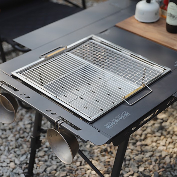 아베나키 원액션 IGT화로대 1.5U IGT테이블 플레이트 대형화로대 바베큐그릴