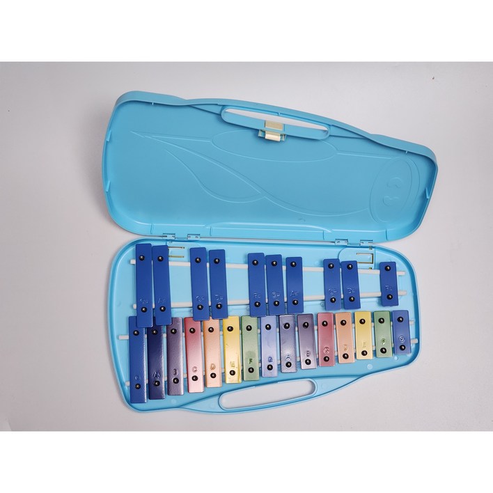 명창 실버스타 공명실로폰25K핑크색, 블루, 1개