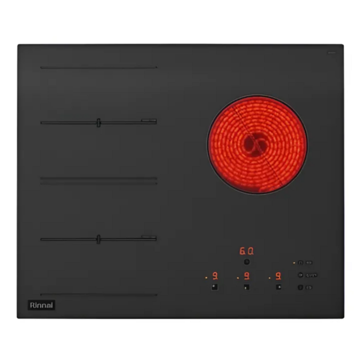[린나이] 3구 빌트인 하이브리드 전기레인지 HYF3200 (타공사이즈 560x430/480 공용)