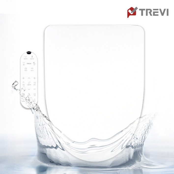 트레비 직수 리모컨 IPX5 방수 더블필터 비데, 고객직접설치, TBDX5R20J