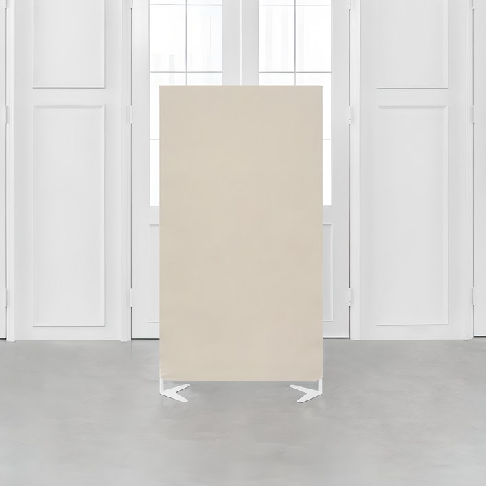 까사마루 이브 스탠드형 가림막 파티션 800 x 1500 mm, 오트밀