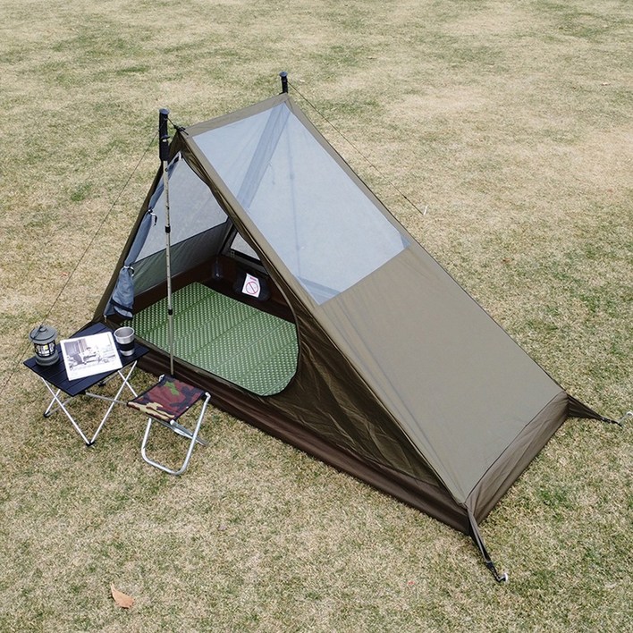 탑 랜더 초경량 1인 솔로 캠핑 텐트 통기성 좋은 미니 백패킹 텐트 Airy 1 Mesh Tent