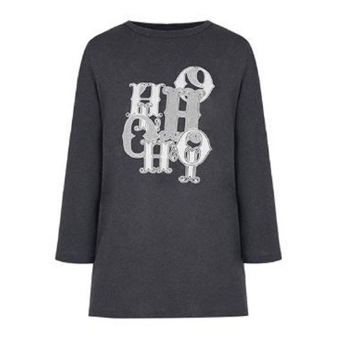 여성올리비아 하슬러 라운드넥 7부소매 티셔츠 OHDMTS902