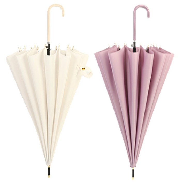 다루미 노르딕 16k 장우산 컬러 우산 2개세트 여성패션