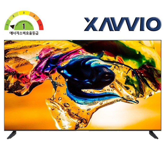 엑사비오 43인치 풀HD TV 벽걸이 TV 에너지효율 1등급, 고객직접설치, 스탠드형, X4300EWT, 107.95cm(대각선 길이)
