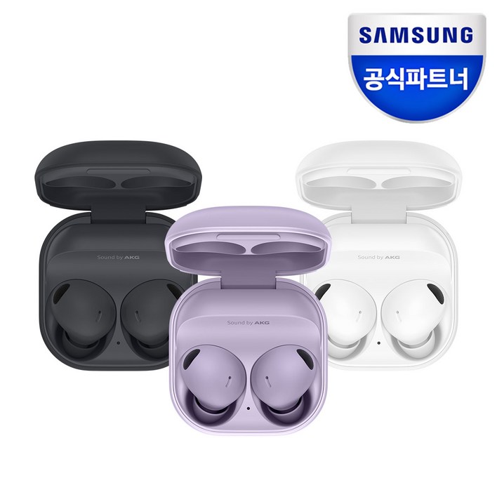 초고음질24비트 삼성전자 갤럭시버즈2 프로 ANC 무선 블루투스 이어폰 투명케이스 SMR510