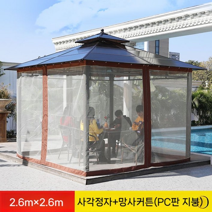 조립식 원두막 정자 팔각정 펜션 오두막 야외바베큐장 바베큐장