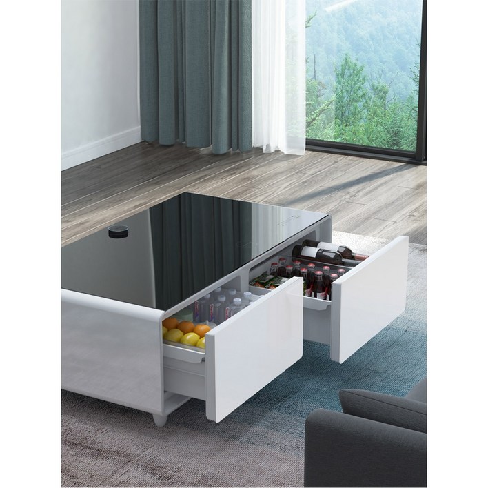 냉장고 테이블 스마트 냉장테이블 미니 서랍 협탁 토핑냉장고 거실 A1 찻상 음식보관 냉각